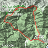 Mapa Monte Tremalzo – Tremosine Loop from Tremosine sul Garda
